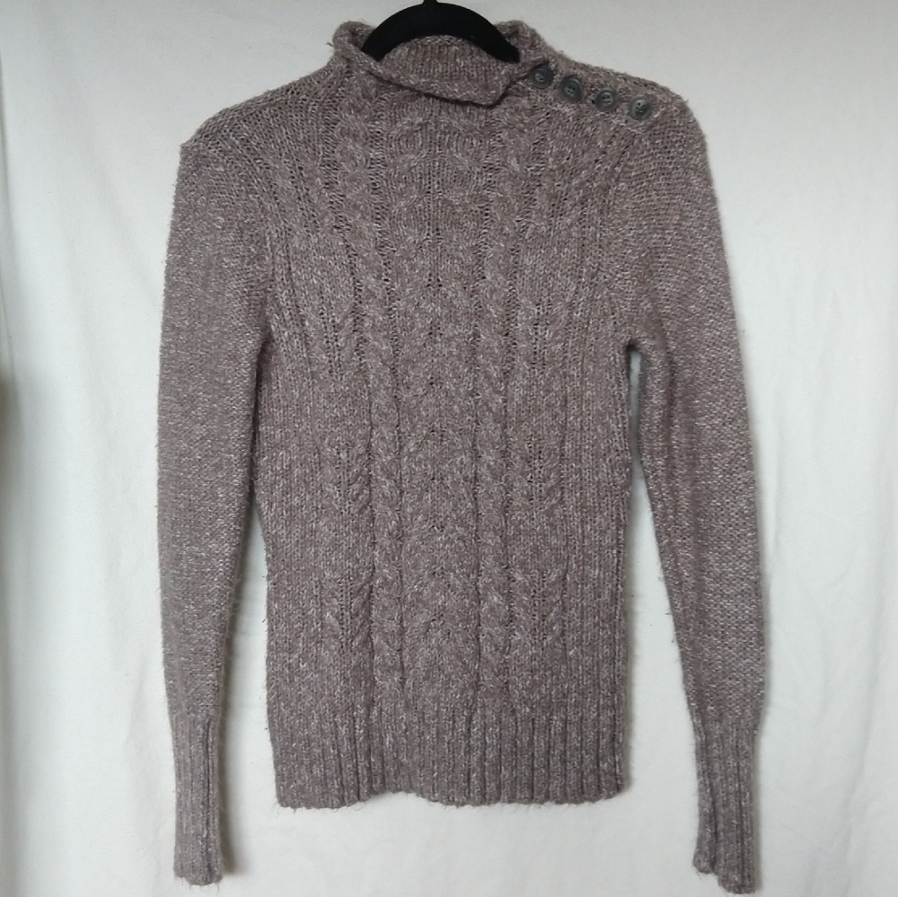 Women's Med St. John's Bay Tan sweater